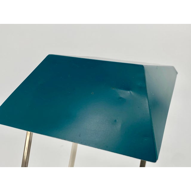 Metal Vintage German Table Lamp by Klaus Hempel for Kaiser Leuchten, 1960s For Sale - Image 7 of 18