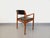 Vintage Scandinavian Armchair in Teak and Black Skai by Niels Otto Møller, 1960s For Sale - Image 10 of 11
