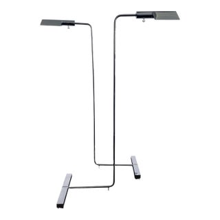 Pair Of Adjustable "IUWV" Floor Lamps by Cedric Hartman For Sale