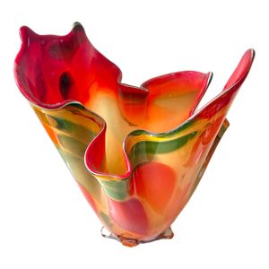 Mid-Century Modern Color, Colorful Murano Art Glass Sculpture