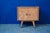 Rockabilly Style Bedside Table with Compass Legs, 1950s For Sale - Image 3 of 12