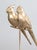 Mid-Century Modern Mid-Century Brass Parrots Lovebirds Perched on a Stand For Sale - Image 3 of 10