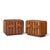 Mid-Century Modern Lane Staccato Brutalist Mid Century Walnut Nightstands - Pair For Sale - Image 3 of 11