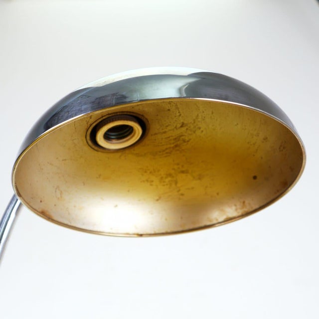 Vintage Metal Table Lamp For Sale - Image 4 of 10