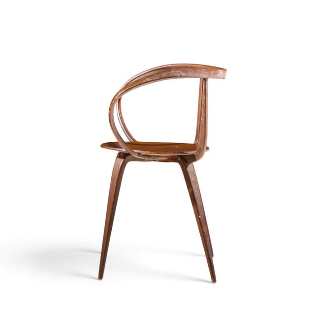 Herman Miller George Nelson for Herman Miller Model 5890 Mid Century Pretzel Dining Chair For Sale - Image 4 of 9