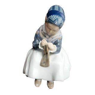 Royal Copenhagen Danish Hand-Painted Fine Porcelain Figurine For Sale