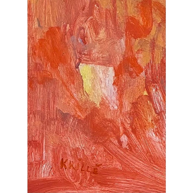 Contemporary Jean Krille, Landscape 142, Oil on Masonite For Sale - Image 3 of 10