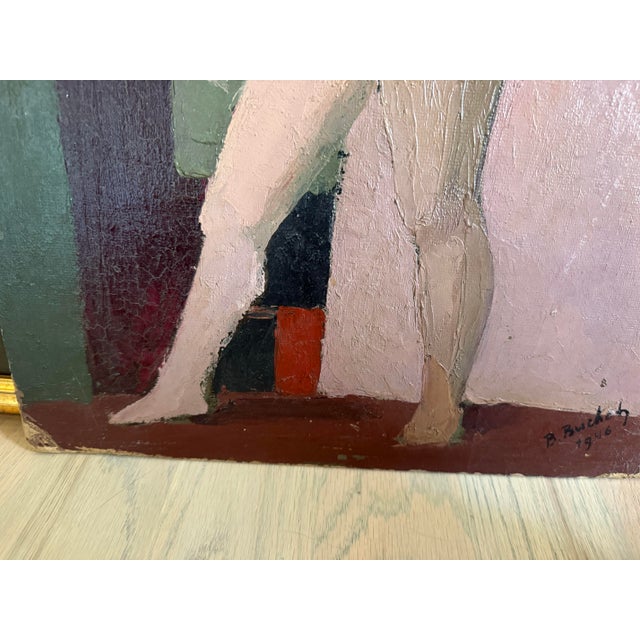 1960s Vintage French Nude Portrait of a Woman For Sale - Image 5 of 6