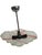 Metal Vintage Pendant Light in Glass, Poland, 1970s For Sale - Image 7 of 11