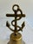 Vintage Brass Ship's Bell With Anchor and Rope Finial For Sale In Oklahoma City - Image 6 of 8