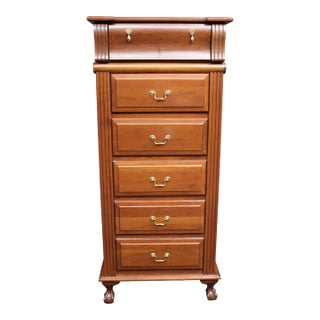 Dutch Designs Cherry Lingerie Chest on Ball & Claw Feet For Sale