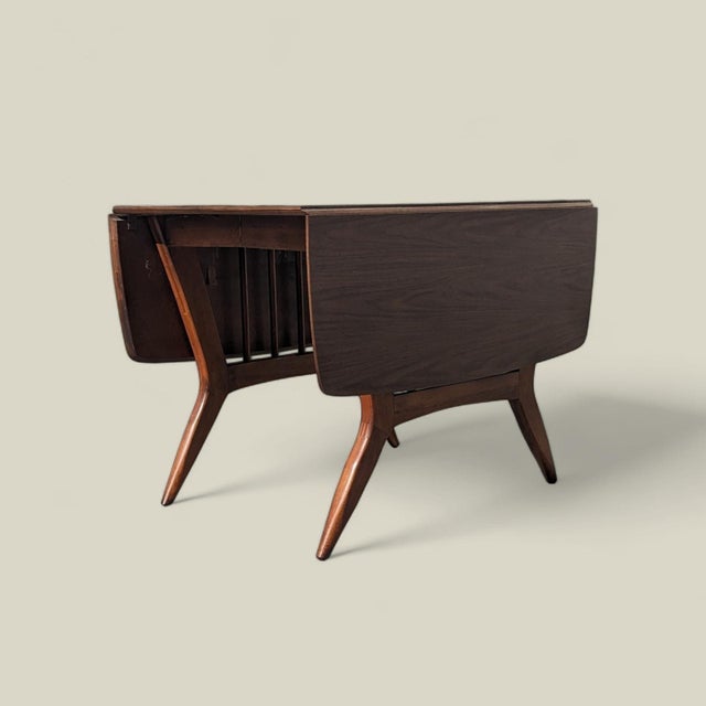1960s 1960s Garrison Drop-Leaf Dining Table With Laminate Top For Sale - Image 5 of 10