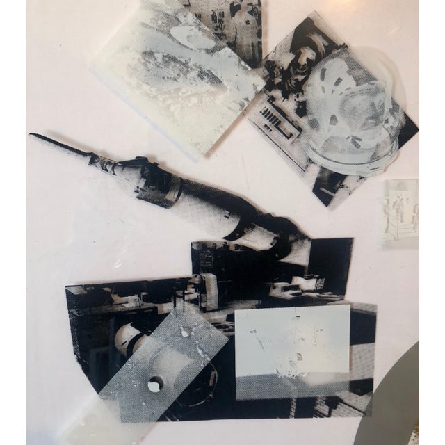 Pop Art Lowell Nesbitt, MOONWALK 1970 Color Silkscreen Screenprint Acrylic Plexiglass Mod Space Art, 1970 For Sale - Image 3 of 15