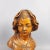 Vintage Italian Wood Sculpture Bust of Girl, 1960s For Sale - Image 9 of 15