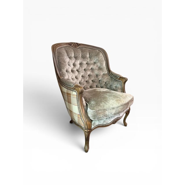 Hancock & Moore Louis XV Style Bergère Chair For Sale - Image 9 of 16