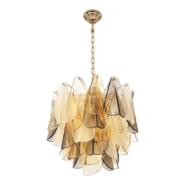 Amber Rondini Murano Chandelier by Simoeng, in Exhibition Piece conditions. Designed from 2000 Up to 250V (Europe/UK...