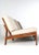 Brown Komfort Nimtofte Seating Group | 4 Armchairs + Footstool For Sale - Image 8 of 15
