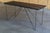 1950s California Modernist Iron & Marble Console Table For Sale - Image 4 of 15