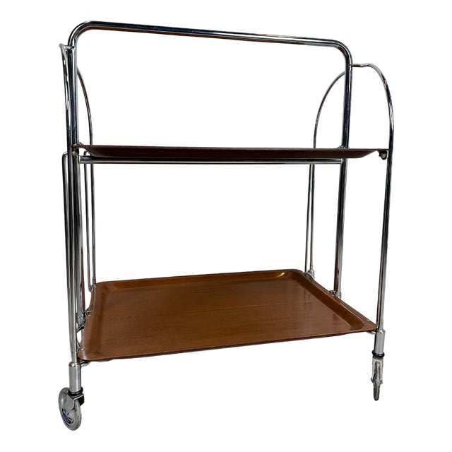 Vintage Foldable Serving Table from Gerlinol, 1950s For Sale