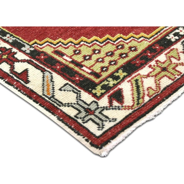 Illustration 1960s Turkish Oushak Rug For Sale - Image 3 of 7