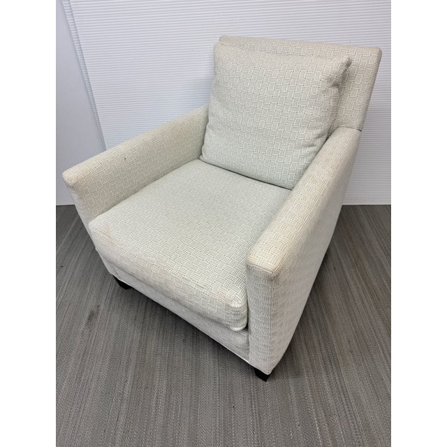 Custom HMS Furniture for Sunrise Home Arm Chair + Ottoman For Sale - Image 4 of 14