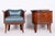 Art Deco Oak Armchairs with Leather Upholstery, 1920s, Set of 4 For Sale - Image 6 of 9