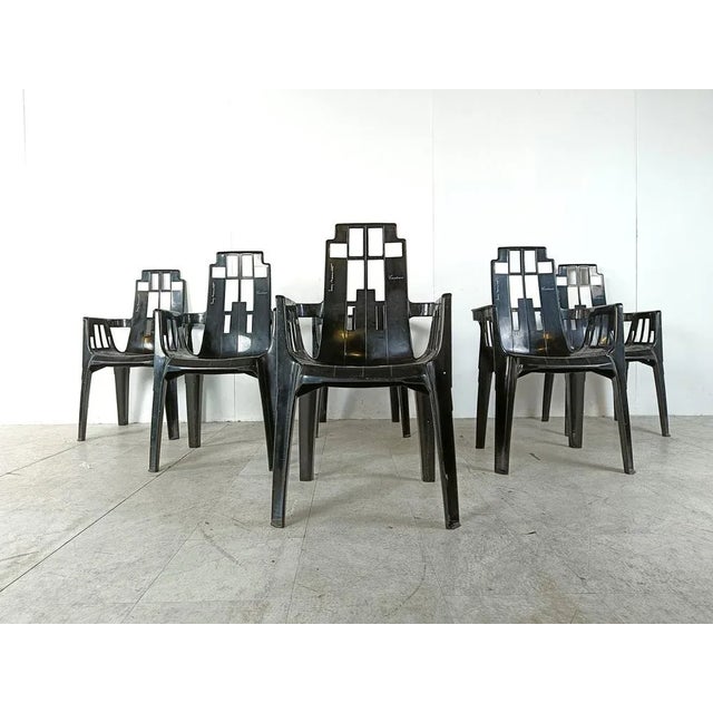 Boston Chairs by Pierre Paulin for Henry Massonnet, 1988, Set of 6 For Sale - Image 11 of 13
