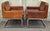 Mid-Century DS 201 Armchairs in Cognac-Colored Cowhide Leather by Robert Haussmann for De Sede, 1960s, Set of 2 For Sale - Image 4 of 15