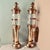 Vintage Train Carriage Light Brass & original Glass Candle Lantern, Set of 2 Railroad Carriage Wall Sconce. Victorian...