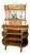 Vintage Rattan Dry Bar by Lexington Furniture Industries For Sale