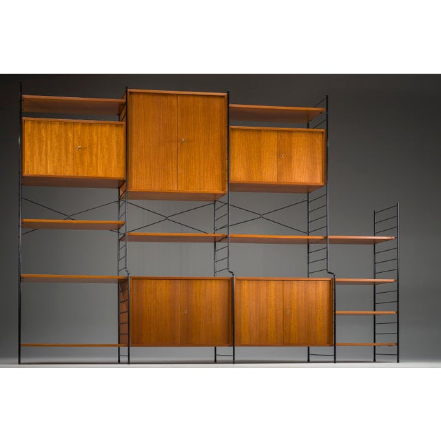 Vintage Teak Modular Wall Unit from WHB, Germany, 1960s For Sale - Image 18 of 18