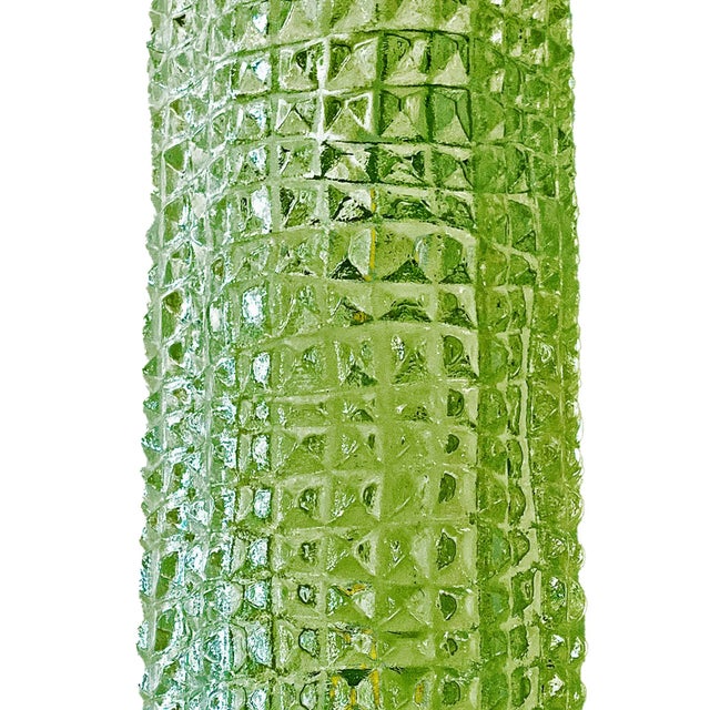 Contemporary Italian Contemporary Green Murano Glass “Crocodile” Wall Sconces — Lot of 4 For Sale - Image 3 of 6