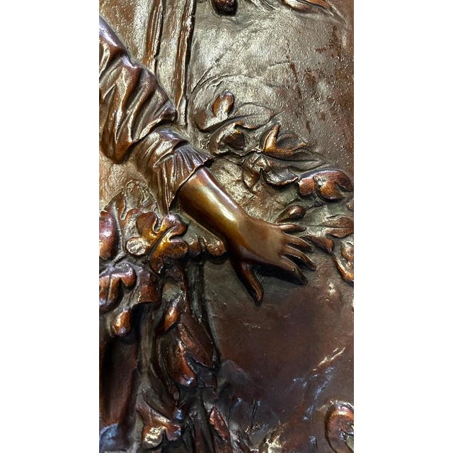 Metal French School Artist, Female Allegories, 1890s, Bronze For Sale - Image 7 of 18