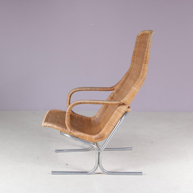 Model 514C Easy Chair by Dirk Van Sliedregt for Gebr. Jonkers Noordwolde, Netherlands, 1960s For Sale - Image 3 of 9