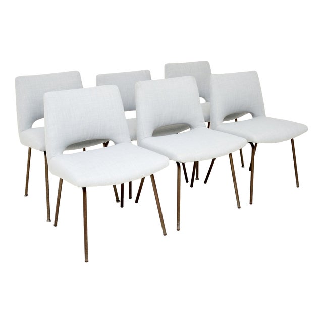 Vintage Dining Chairs, 1960s, Set of 6 For Sale