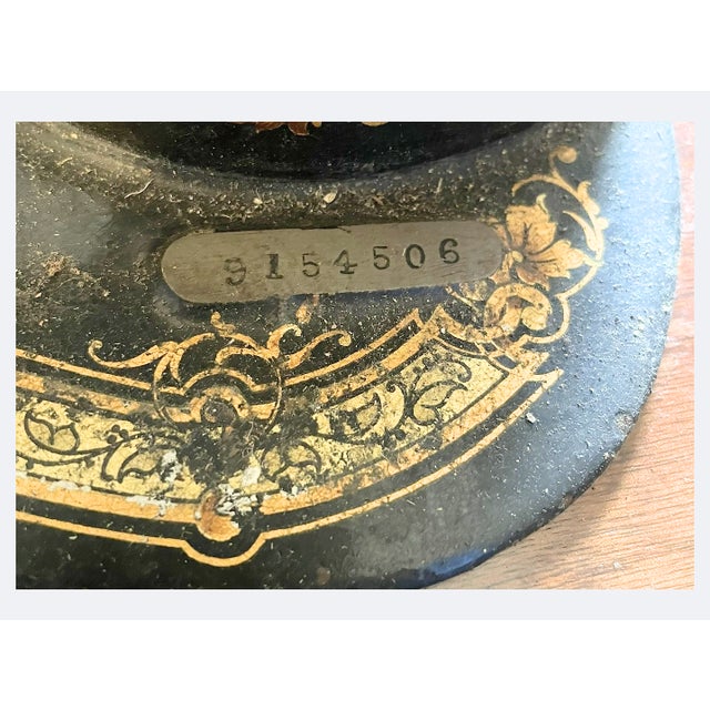 Victorian Antique 1891 Singer Sewing Machine With Foot Treadle For Sale - Image 3 of 10
