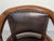 Interwar Wooden Office Chair in Natural Leather, 1890s For Sale - Image 5 of 15
