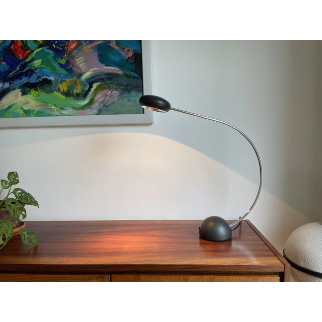 Gold Vintage Italian Desk or Table Lamp, 1970s For Sale - Image 8 of 10