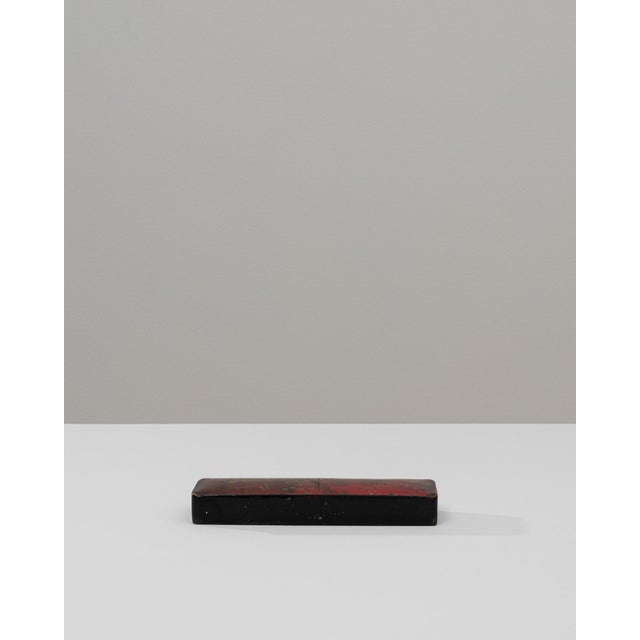 20th Century Asian Wooden Box with Handcrafted Gold Details For Sale - Image 16 of 18