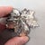 Silver Vintage 1960s Signed Napier Silvertone Grape Cluster Brooch For Sale - Image 8 of 8