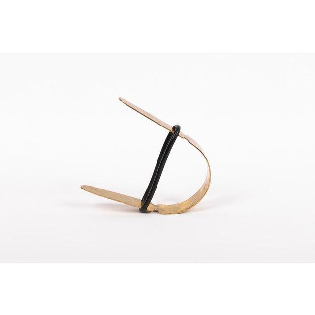 Carl Auböck bottle holder, Austria, 1960s. This piece is attributed to the mentioned designer/maker. It has no attribution...