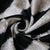 2020s Hand-Knotted Silk Velvet Ikat Lumbar Pillow - 16x24 Black & Silver White For Sale - Image 5 of 8