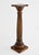 A 20th Century handsome and well-proportioned Spanish display pedestal or torchere plant stand in walnut, formed as a...