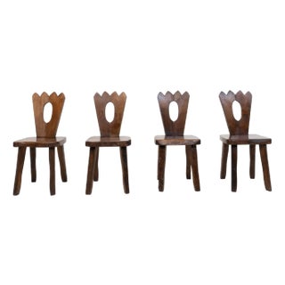 Elm Chairs, 1960s, Set of 4 For Sale