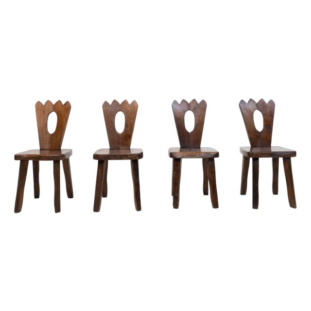 Elm Chairs, 1960s, Set of 4 For Sale