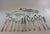 1980s Silver Plated 1 Pair Fish Eaters, Fish Fork & Fish Knife, Feather Edge. For Sale - Image 12 of 12