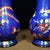 Mid 18th Century Pair of Vintage Chinese Blue Cloisonné Dragon & Phoenix Vases For Sale - Image 5 of 9
