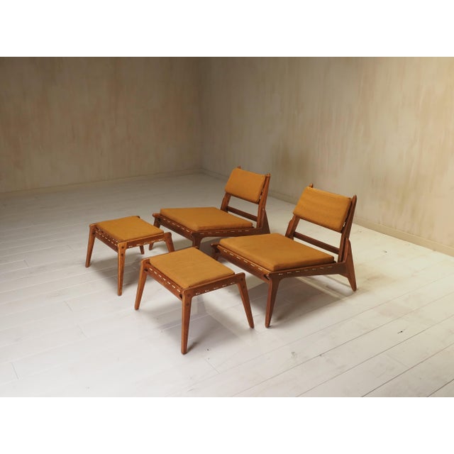 Vintage Hunting Chairs by Heinz Heger for PGH, 1960s, Set of 4 For Sale - Image 4 of 18