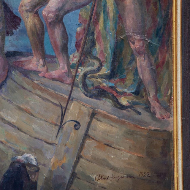 Modern Mythological scene, Aksel Jorgensen, 1883-1957 For Sale - Image 3 of 18