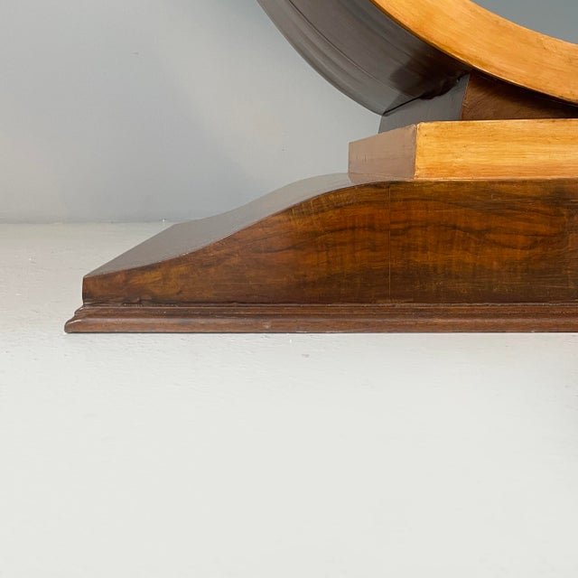Art Deco Italian Rectangular Dining Table in Wood and Glass, 1930s For Sale - Image 16 of 18
